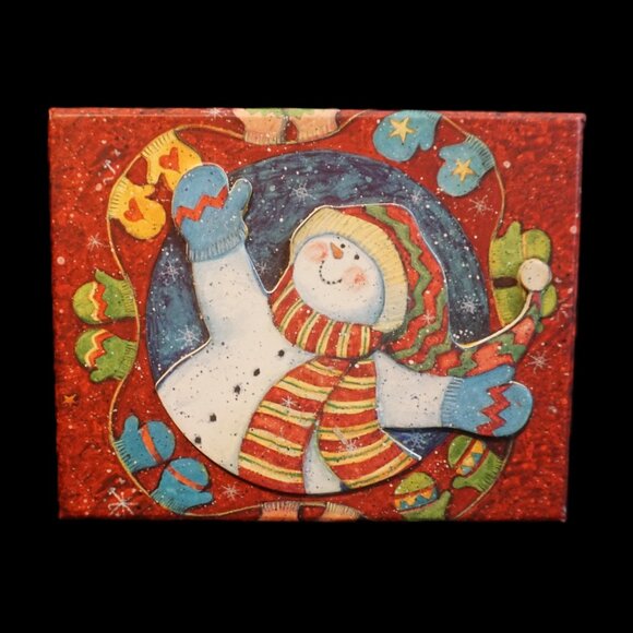 Creative Papers Box Set 3D Snowman and Winter Church Scene - Picture 6 of 9